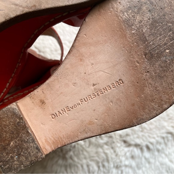 DVF Diane Von Furstenberg Dene Wedge Sandals 7.5 - Picture 7 of 12